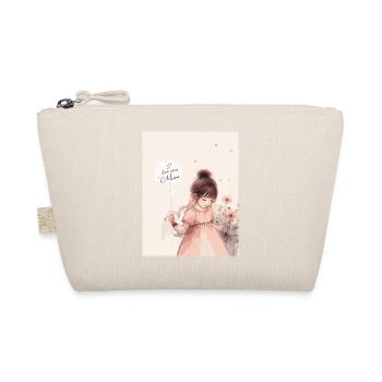 Sweet Daughter Love Mum - Organic Pouch - nature - Front