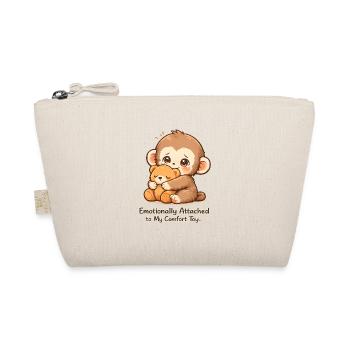 Punch Monkey Sad Cute Aesthetic Tee. - Trousse biologique - nature - Devant
