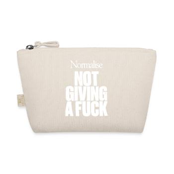 Normalise not giving a fuck - Organic Pouch - nature - Front