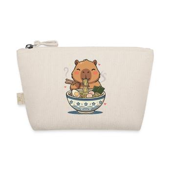 Ramen Niedliches Kawaii Capybara - Bio-Täschchen - Natur - Vorne