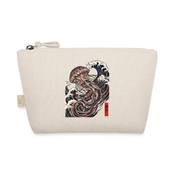 Jellyfish Japanese Ocean - Organic Pouch - nature - Front