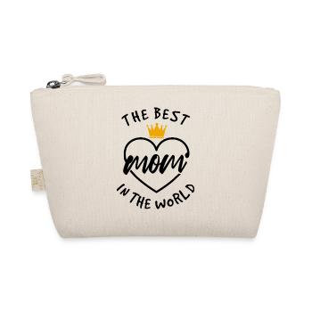 Meilleure Chemise Maman du Monde – Couronne Design - Trousse biologique - nature - Devant