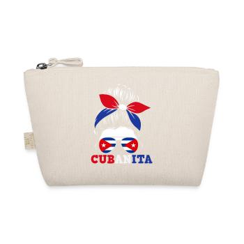 Cuba Pride & Home - Cuba Flag Design - Organic Pouch - nature - Front