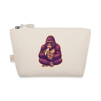 Gorille avec des lunettes de soleil mangeant une banane - Trousse biologique - nature - Devant