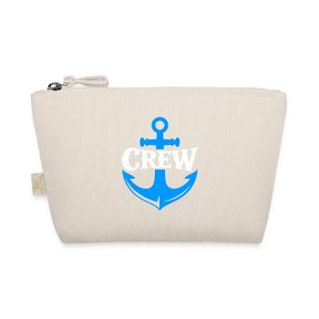 Anchor Crew Nautical Logo - Organic Pouch - nature - Front