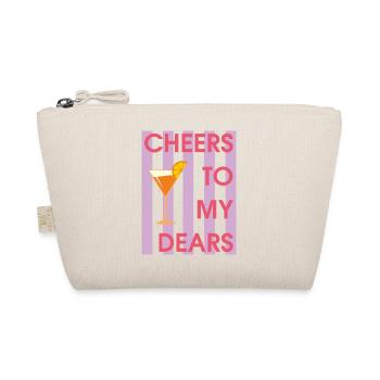 Prost auf meine Lieben, Cheers - Bio-Täschchen - Natur - Vorne