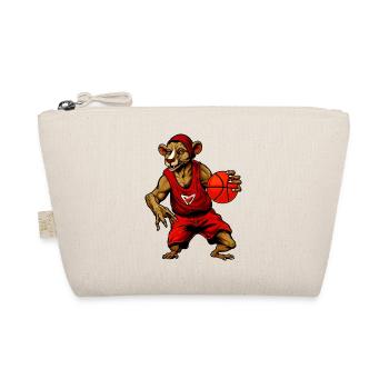 Basketball Ratte - Bio-Täschchen - Natur - Vorne