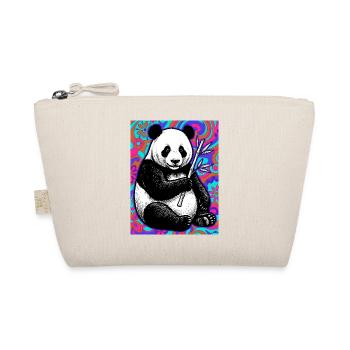 Panda - Bio-Täschchen - Natur - Vorne