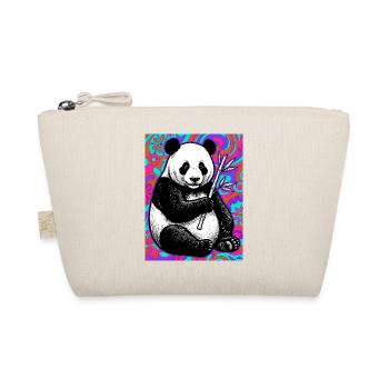 Panda - Bio-Täschchen - Natur - Vorne