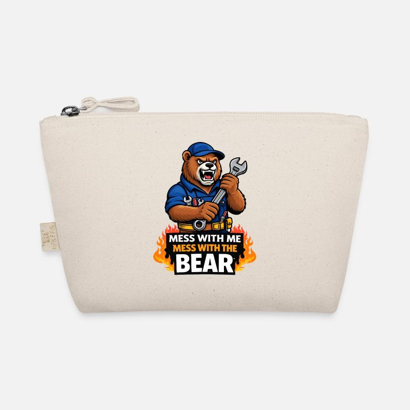 Bear Mechanic: Mess With Me Bear Organic Pouch