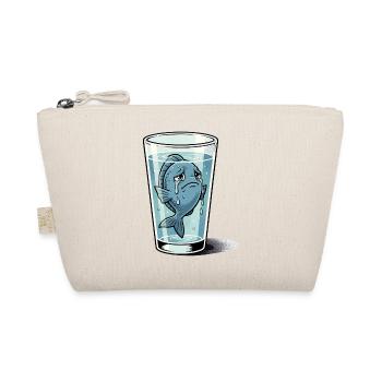 Fish Sea Animal Animal Glass Symbol Water Sad - Organic Pouch - nature - Front