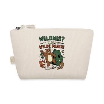 Wildnispanik Bärencamp Illustration - Bio-Täschchen - Natur - Vorne
