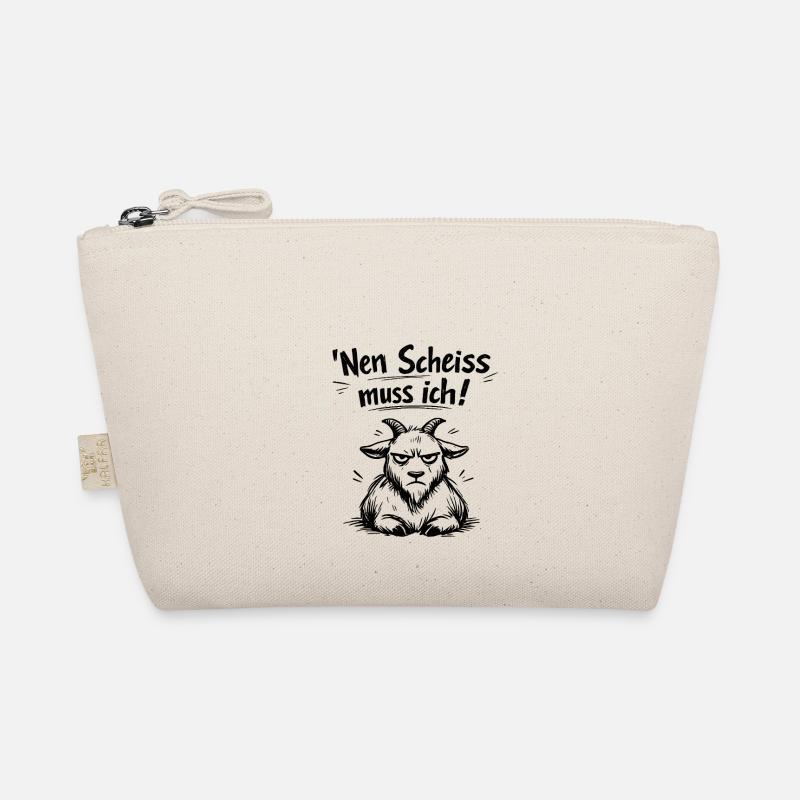 Nen Scheiss muss ich Ziege Bio-Täschchen