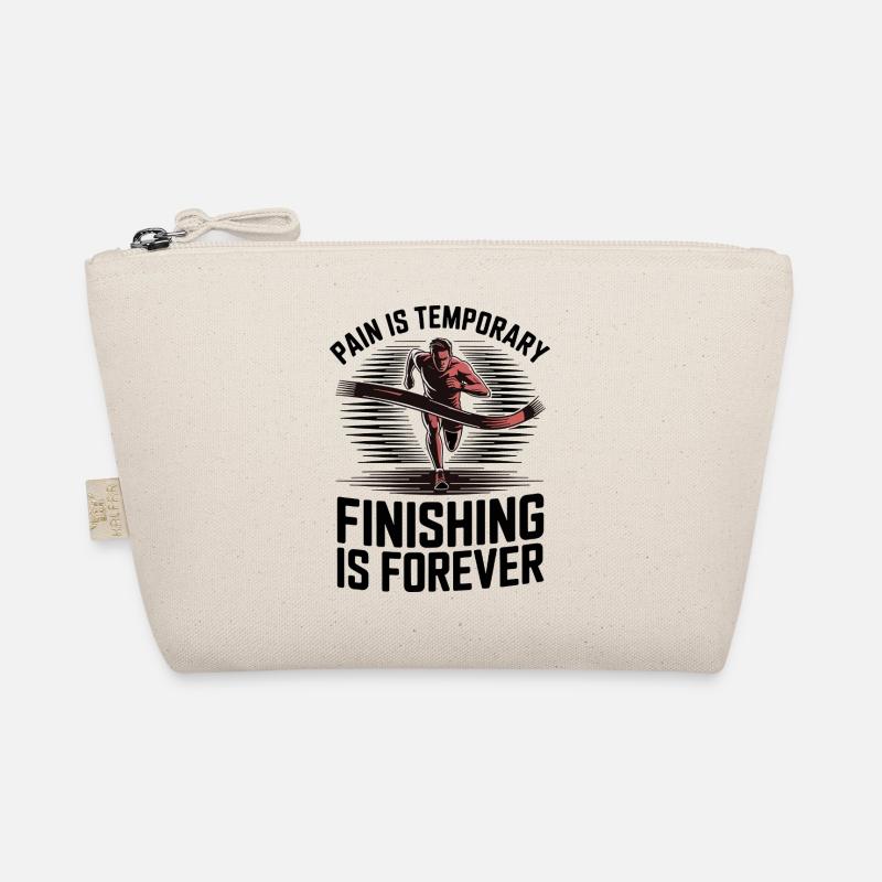 Coureur de motivation sur la ligne d’arrivée Trousse biologique