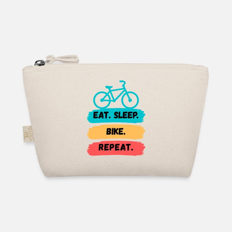 Eat Sleep Bike Repeat Organic Pouch