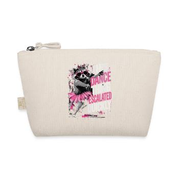 Raton Laveur Danseur Tutu Rose Humour Fun - Bio-Täschchen - Natur - Vorne