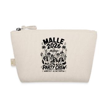 MALLE 2026 Party Crew 24/7 All Day, Every Day - Bio-Täschchen - Natur - Vorne