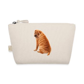 Shar Pei assis - Trousse biologique - nature - Devant