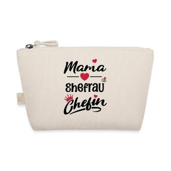 mama_ehefrau_chefin - Bio-Täschchen - Natur - Vorne