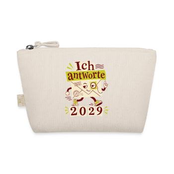 Ich antworte 2029 - Bio-Täschchen - Natur - Vorne