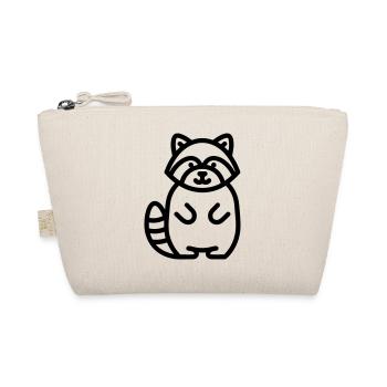 raccoon - Organic Pouch - nature - Front