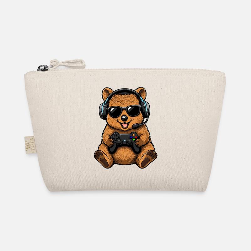 Quokka Gamer Rétro Mignon Trousse biologique