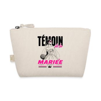 Témoin de la Mariée Glam Chic - Trousse biologique - nature - Devant