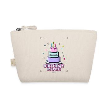 birthday cake Geburtstag - Bio-Täschchen - Natur - Vorne