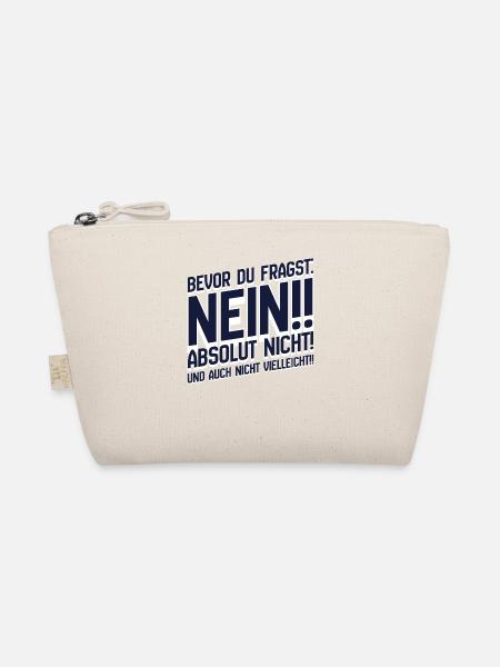 Bevor Du Fragst: Nein Absolut Nein - Bio-Täschchen - Natur