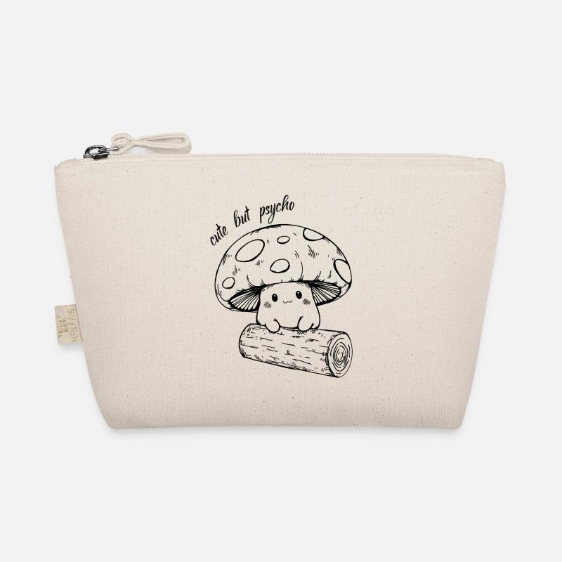 Süßer Pilz - cute but psycho Bio-Täschchen