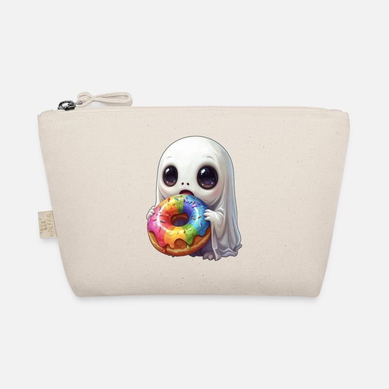 Fantôme de beignet flippant et mignon Trousse biologique