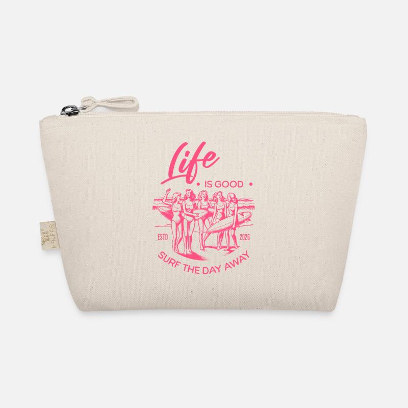 Life is good - Enjoy Life - Surf Bio-Täschchen