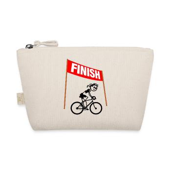 Jeune fille cycliste finissante - Trousse biologique - nature - Devant