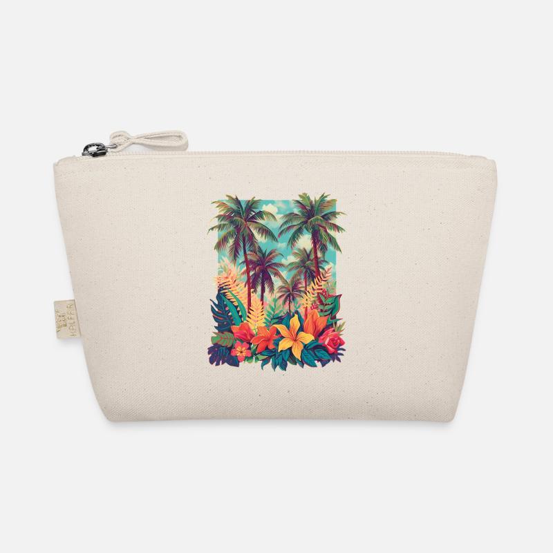 Tropical Blossom Beach - Organic Pouch - nature
