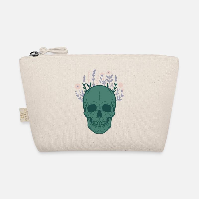 Crâne Crâne Botanique Fleurs Fleurs Mystiques Trousse biologique