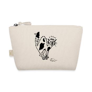 Cat and mouse funny - Organic Pouch - nature - Front