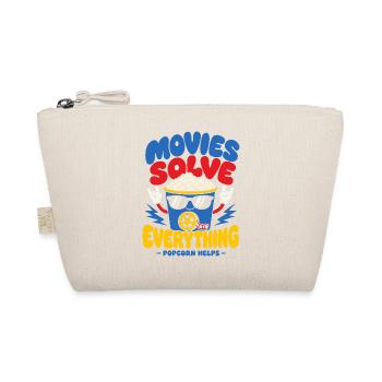 Movies Solve Everything Popcorn - Organic Pouch - nature - Front