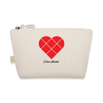Heart Clamping Blocks - Organic Pouch - nature - Front
