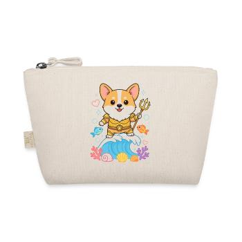Corgi Hund Wassermann Sternzeichen Astrologie  - Bio-Täschchen - Natur - Vorne