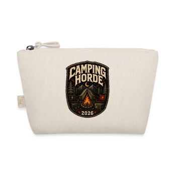 Camping Horde 2026 Metal Festival Camp Badge - Bio-Täschchen - Natur - Vorne