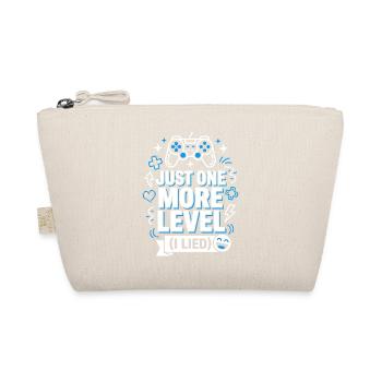 Just One More Level Gamer Saying - Organic Pouch - nature - Front