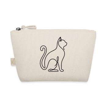 Chat minimaliste en ligne continue - Trousse biologique - nature - Devant