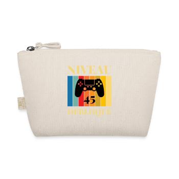 Niveau 45 Debloque T-Shirt Cadeau Humour - Trousse biologique - nature - Devant