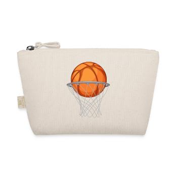 Basketball Hoop Burst - Organic Pouch - nature - Front