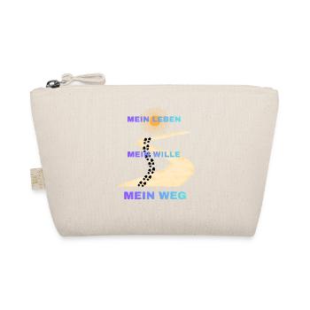 Mein Leben Mein Wille Mein Weg - Bio-Täschchen - Natur - Vorne