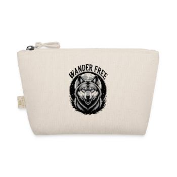 Wolf with the Moon - Organic Pouch - nature - Front