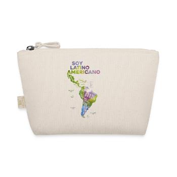 Soy Latino Americano Map - Organic Pouch - nature - Front