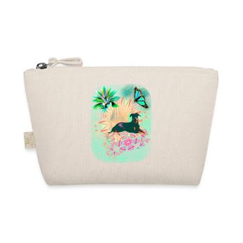Quickleber Lobo - Chien au motif papillon - Trousse biologique - nature - Devant