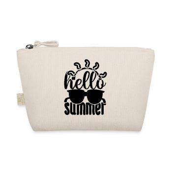 Hello Summer Sunglasses SVG Design - Organic Pouch - nature - Front