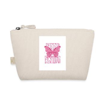 T-Shirt Girl Pink - Organic Pouch - nature - Front